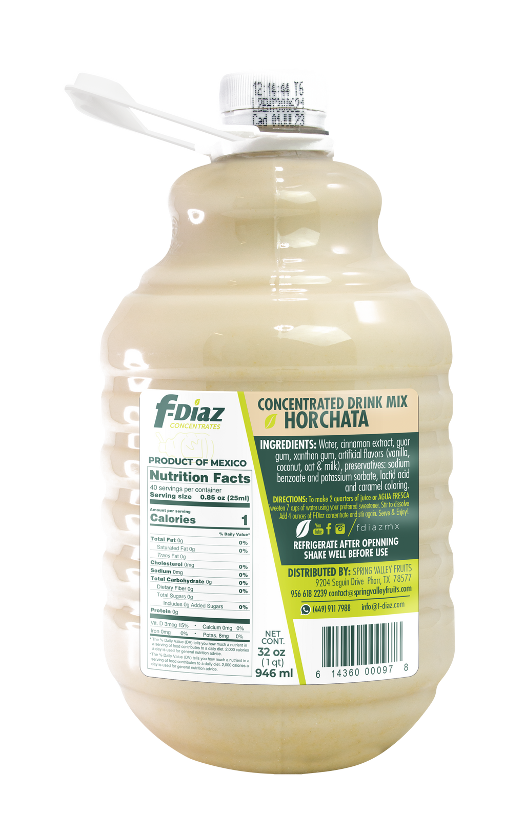 Concentrated drink mix HORCHATA