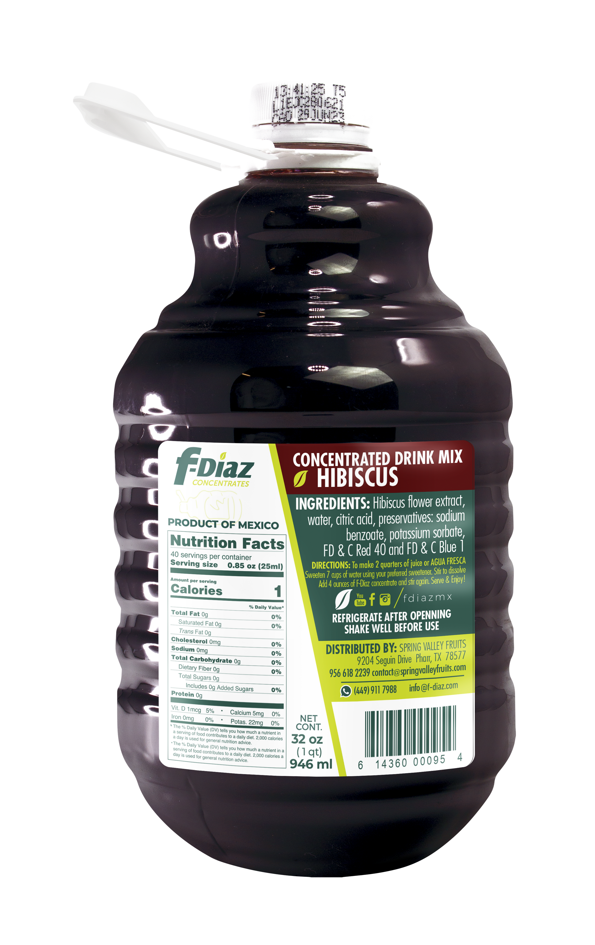 Concentrated drink mix HIBISCUS